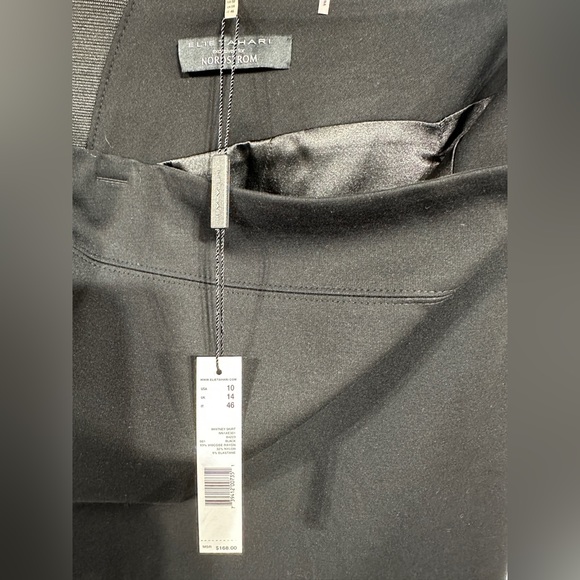 NWT Elie Tahari Whitney skirt, black, size 10 - Picture 3 of 7